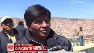 Vecinos de la zona de la Periférica bloquean por riesgos de deslizamientos