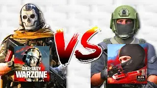 WARZONE MOBILE VS COMBAT MASTER- Dshanto