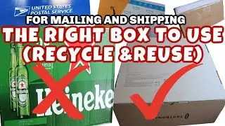 HOW RECYCLE OR REUSE BOX IS ALLOWED TO USE FOR MAILING AND SHIPPING USING POST OFFICE SERVICE