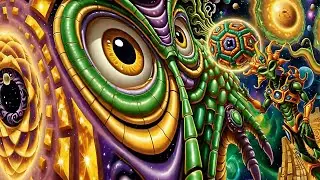 DMT Aliens POV | Trippy Videos Psytrance Music