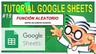 Google Sheets FUNCIÓN ALEATORIO ✅ Obtén un número random
