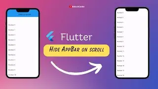 Hide AppBar when scrolling | Hide appbar when scroll in flutter | BalochCodes