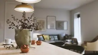 UE4 Archviz Interior Visualization - Scandinavian row house in Odense, Denmark