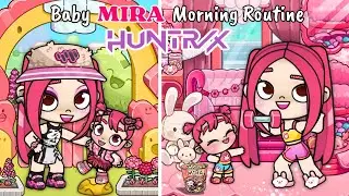 Baby MIRA Morning Routine HUNTRIX 👶❤️ | Avatar World Roleplay | Pazu 