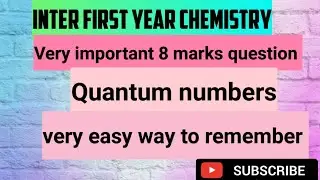 Inter first year chemistry 8 marks very imp questions