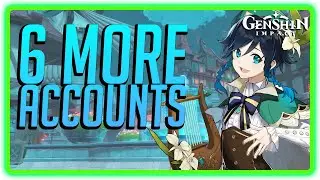Genshin Impact ReRoll on x6 AR7 Accounts | 300+ Pulls