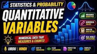 Quantitative Variables | Statistics and Probability | Lecture 19 | Urdu | Hindi