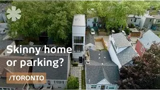Skinny home in Toronto as prototype for parking-space homes?