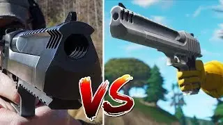 Fortnite Weapons in Real Life! (Guided missile launcher, Semi-Auto Sniper, Hand Cannon And More!)