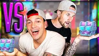 GAMINGwithMOLT  - MY CHEST vs NICKS CHEST! Clash Royale Challenge!
