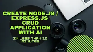 I Built a FAST Nodejs Application with EXPRESS and AI in 10 Minutes