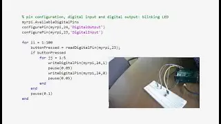 Programming Raspberry Pi in MATLAB