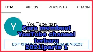 Tutorial cara membuat channel YouTube ! part 1
