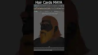 Hair Cards en Unreal #modelo3d #shorts #tutorial #3dart #3dmodeling #animation  #modelos3d