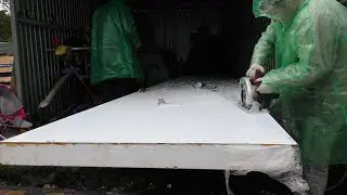 Чем пилят сэндвич-панели? Вариант 1