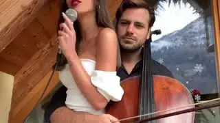 Amazing Singing and Cello Fantastic Duo - I Will Always Love U cover version