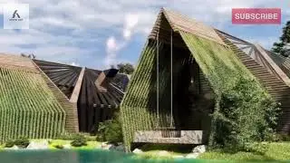 Forest house Design tree houses| forest house architecture| House in forest tour 2023