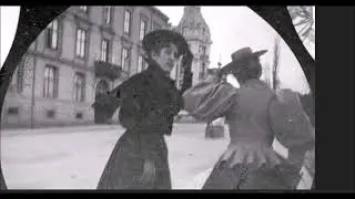 Señora con Smartphone en fotografía del siglo XIX