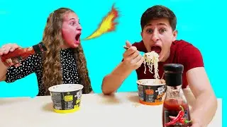 BURNING MOUTH/🌶 PASTRY Challenge with the SPICIEST SAUCES ‼