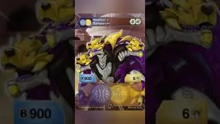 Friends with the monster edit- Bakugan reboot fusions figure design to character design card 