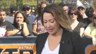 Deborah on ExtraTV with Charissa Thompson
