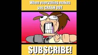 When everything makes you CRASH OUT #animation #funny #memes