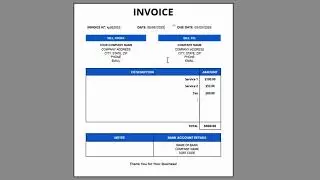 6+ Professional Invoice Templates | Editable MS Word, Google Docs & PDF