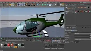 Cinema 4D Rigging helicopter tutorial