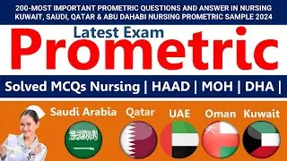 200 Nursing Prometric Questions And Answer 2024 | Nursing Study #prometric #saudi #oman