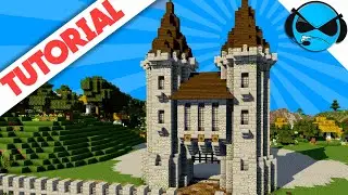 How To Build A Castle Minecraft Tutorial | Medieval Castle Part 1
