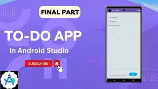 Todo App in Android Studio || Final Part || Source Code