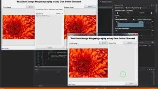 C#  - Text into Image Steganography using One Color Channel