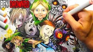 "Ben Drowned" Story + Drawing (Creepypasta)