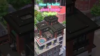how to build a base game skylight in The Sims 4 ✨️  #thesims4 #thesims #thesimsroofing #sims #sims4