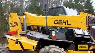 New GEHL TX-408 Telescopic Handler is in operation. Новый GEHL TX-408 в работе.