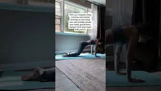 You stopped doing crunches and focused on your deep core