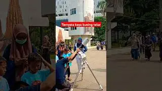 Meneropong matahari #shortvideo #planetarium #teropongmatahari