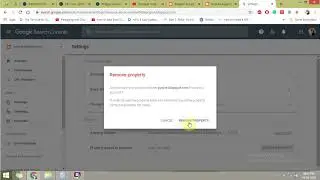 how to remove blog from google search console