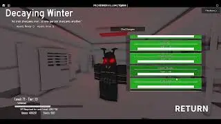 Master of all Trades Challenge Decaying winter