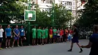 Любительский турнир по футболу среди местных жителей Ялты