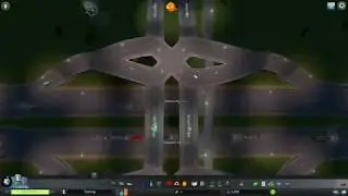 Cities:Skylines Diverging Diamond Interchange