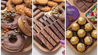 Filling Platter with Sweets Asmr