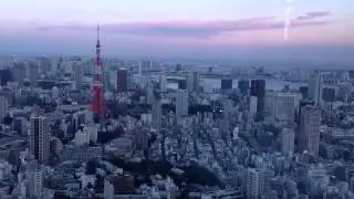 Sunset in Tokyo...