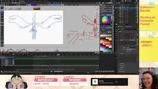 Making a 2D Animation in Blender Grease Pencil // Fighter - Jack Stauber