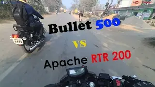 Dangerous Street Race | RE Bullet 500 vs Apache RTR 200 | Episode 07 |