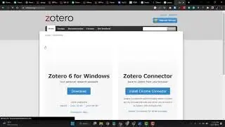 How to Download, Install Zotero and link with Google Docs
