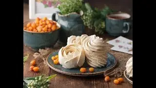 Зефирные розы | облепиховый зефир