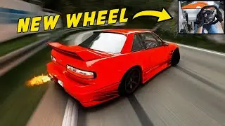 Epic ps13 Touge Drift Session in Assetto Corsa With New Sparco Wheel