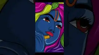 jai Shree Krishna \Krishna digital art\vector illustration
