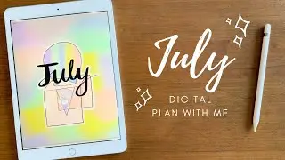 JULY 2021 Bullet Journal Setup | Digital Plan With Me | GoodNotes 5 & Procreate